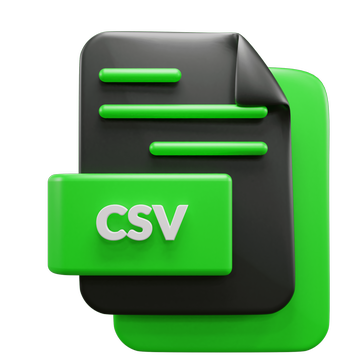 CSV file icon